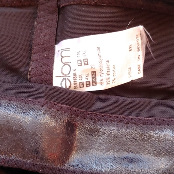 Elomi 4x black shapewear - Picture 2 of 3